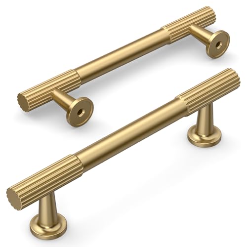 Amerdeco 10 Pack Champagne Bronze Cabinet Pulls 3.75" - color: Champagne Bronze, size: 3.75"/96MM