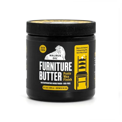 Walrus Oil - Furniture Finish Master Kit - Includes Furniture Finish, Furniture Butter, Furniture Wax, Polishing Rag, and Special Box