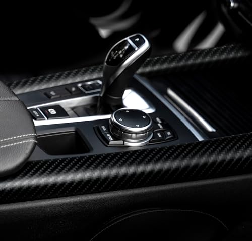 VViViD Black True R Carbon Fiber Vinyl Wrap Roll with Air Release Technology (100ft x 5ft (Bulk Wrap Kit)) - size: 100ft x 5ft