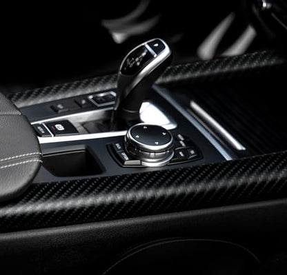 VViViD Black True R Carbon Fiber Vinyl Wrap Roll with Air Release Technology (3ft x 5ft) - size: 3ft x 5ft