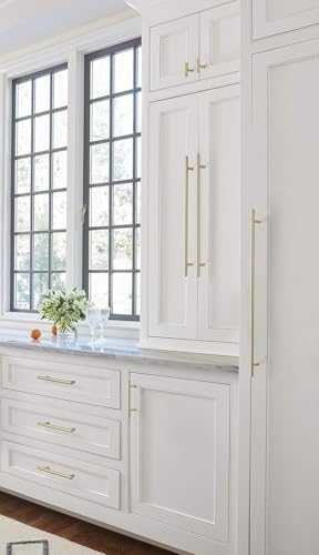 Amerock 12-5/8" Bar Pulls Golden Champagne Drawer Pull - color: Golden Champagne, size: 12-5/8 Inch (320 mm) Center-to-Center