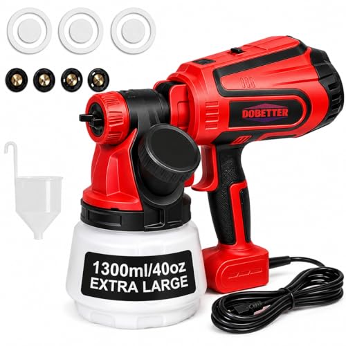 Side-Refill HVLP Paint Sprayer for House Painting