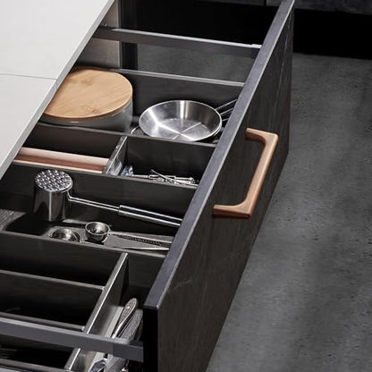Goo-Ki Brushed Copper Cabinet Pulls with 5''Hole Centers, Modern Style Zinc Alloy Cabinet Handles for Dresser,Wardrobe,Cupboard- 24 Pack - color: Brushed Copper, size: 5'' Hole Centers