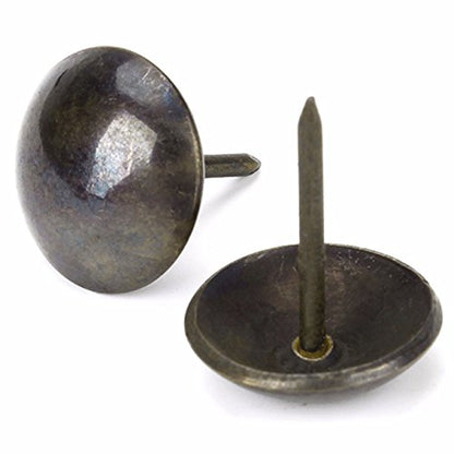 Ogrmar 50PCS Antique Upholstery Tacks for Furniture Round Large-Headed Nail