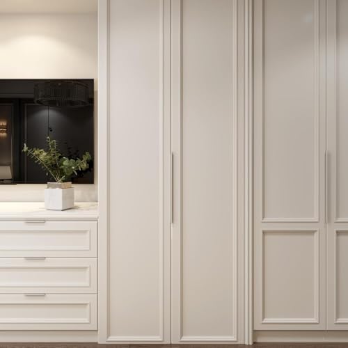 Peaha 25 Pack Kitchen Cabinet Handles 6-5/16" Brushed Nickel Cabinet Pulls - color: Brushed Nickel, size: Hole Centers:6-5/16in(160mm)