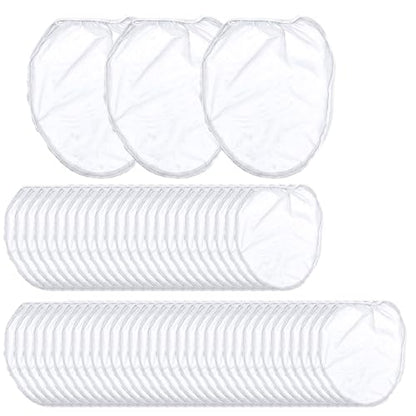 104 Pcs 5 Gallon Paint Strainer Bags Elastic Top Bag Strainers White Regular Fine Mesh for Use with Paint Sprayers