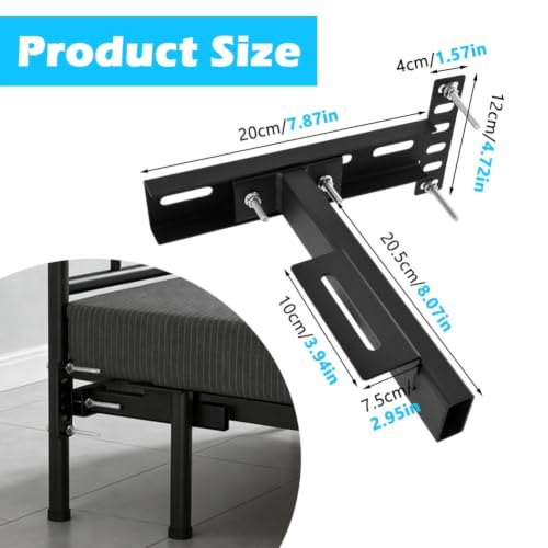 Adjustable Headboard Brackets 2Pk, with Footboard Extension Kit