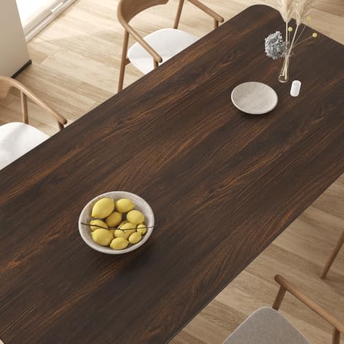 Brown Wood Wallpaper Peel and Stick Walnut Wood Contact Paper - color: Walnut Brown, size: 15.7" x 472"