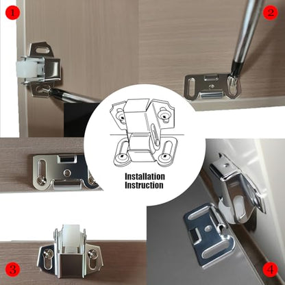 Mailbox Replacement Roller Catch Latch, 2 Packs RV Screen Door Locks