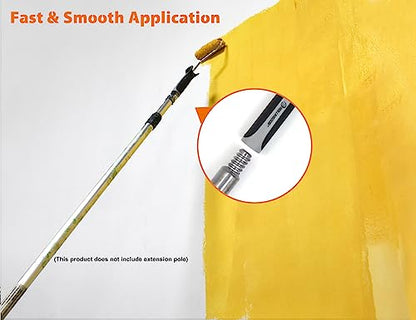 ROLLINGDOG 4 Inch Mini Roller, 4 Inch Jumbo Microfiber Paint Roller Covers - color: microfiber roller 4 Inch