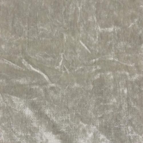 72" Shadow Crushed Velvet Charcoal, Fabric by the Yard - color: Charcoal, size: Cut by the Yard