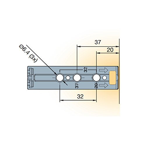 Rok Hardware Slim Brushed Nickel Drawer Cabinet Door Push Touch Latch Kitchen Home (2 Pack, Linear) - size: Linear