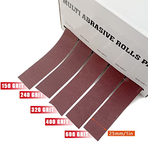 Emery Cloth Roll, 5 Grits, 8M - size: 5rolls 8m