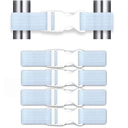 Baby Safety Locks,Handles Child Gate Locks Home Safety Strap - color: White, size: 4 Pack