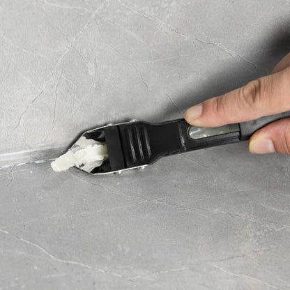 9Pc Caulking Tool,Silicone Sealant Remover Scraper,Ergonomic Handle-0.276lb