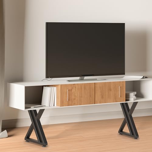 16" Metal Coffee Table Legs, Y-Type Set of 2, 40 cm H x 30 cm W - size: 16" Y-Type (Standard)
