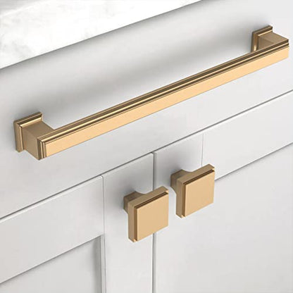 Asidrama 20 Pack 7.5 inch Champagne Bronze Kitchen Cabinet Handles - color: Champagne Bronze, size: 7.5" Hole Center(192mm)