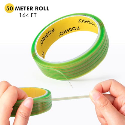 FOSHIO 50M Knife Less Vinyl Wrap Tools Kit, 6PCS Car Wrap Magnets & Vinyl Wrap Gloves, Sponge Roller, Felt Squeegee, Utility Knife Wrapping Paper Cutter Set, Micro Squeegee Window Tint Tools Kit