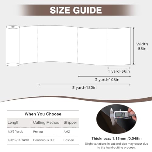 Faux Leather Fabric by The Yard, Marine Vinyl Fabric, Dark Brown-1 Yard - color: Dark Brown, size: 1 Yard Pre-cut