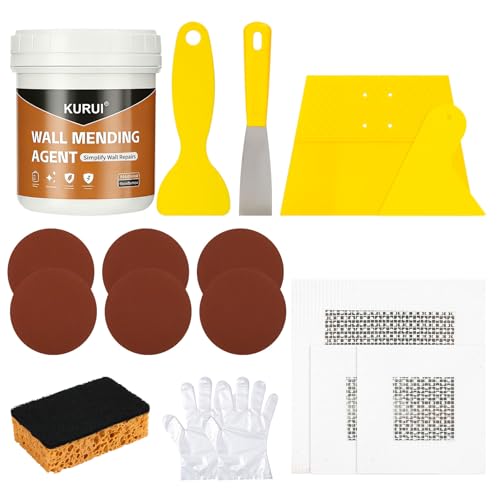KURUI Drywall Repair Kit, Wall Repair Paste & Spackle for Holes and Cracks