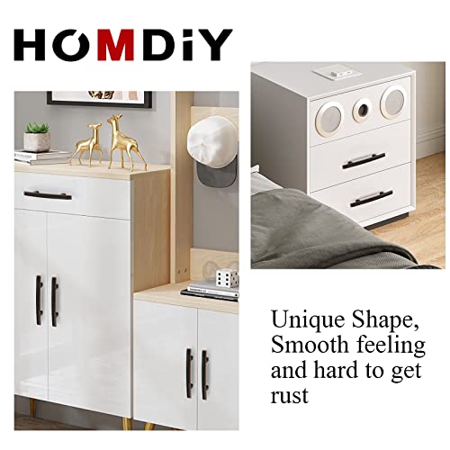 homdiy 5 Pack Oil Rubbed Bronze Cabinet Pulls, Solid Zinc Alloy, 3 Inch CC - color: Oil Rubbed Bronze, size: 3 Inch Hole Center