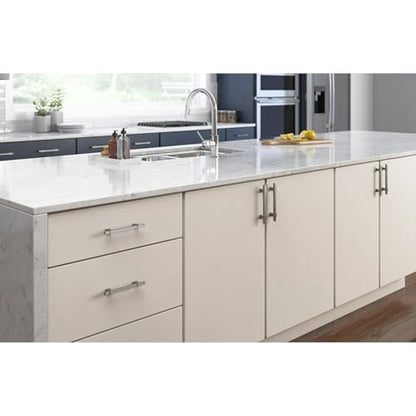 Franklin Brass 5 Pack Matte Brushed Nickel Cabinet Handles Adjustable Drawer Pulls for Kitchen Cabinet Knobs Dressers and Cupboards 1-3/8 to 6-5/16 inch (35–160mm) Hole Center | Adjusta-Pull™ - color: Matte Satin Nickel, size: 1-3/8" to 6-5/16"