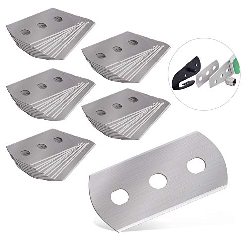 Gomake Replacement Blades for Bodyguard Vinyl Backing Cutter Knife, Stainless Steel, Pack of 50 - color: Replacement Blades