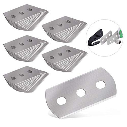 Gomake Replacement Blades for Bodyguard Vinyl Backing Cutter Knife, Stainless Steel, Pack of 50 - color: Replacement Blades