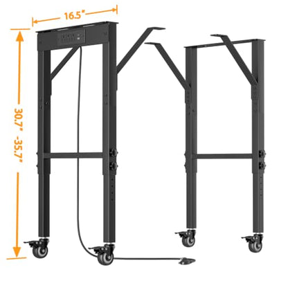 Heavy Duty Workbench Frame,Adjustable Height Metal Standing Desk Table Legs