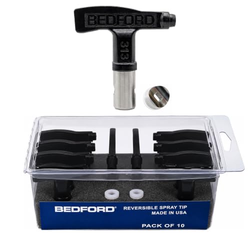 Bedford 33-7313-10 Reversible Airless Spray Tip, .013" Orifice, 6-8" Fan - size: .013", style: 6"-8" Fan 10-Pack