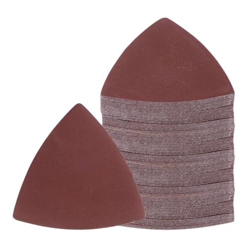 120pcs Mouse Sander Detail Sandpaper 600Grit 3-1/8" Triangle - size: 600 grit