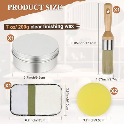 Furniture Finishing Wax Chalk Paint Clear Finishing Wax - color: White 200G