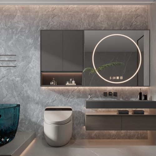 Marble Contact Paper Peel and Stick Countertop Waterproof Wallpaper - color: Gray, size: 31" x 157"