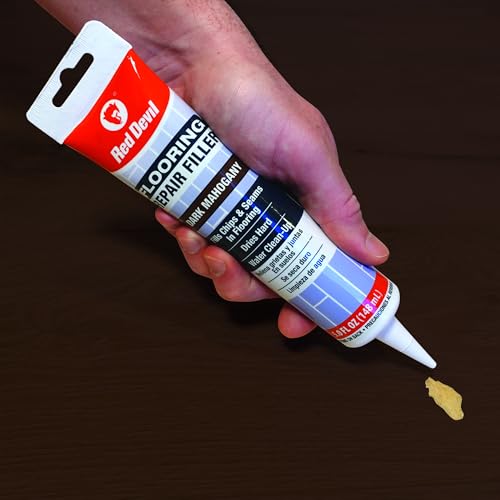 Red Devil 056070 Flooring Repair Filler, 5 oz., Dark Mahogany, 1 Pack - color: Dark Mahogany, size: Pack of 1
