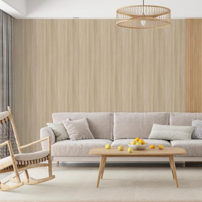 Wood Grain Contact Paper Walnut Wood Peel and Stick Wallpaper - color: Walnut, size: 15.7" x 196"
