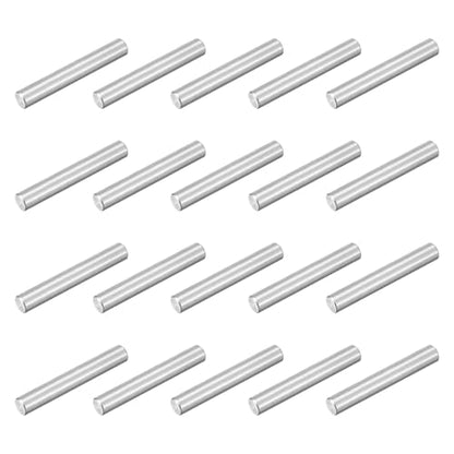 uxcell 60Pcs M2.5 x 18mm 304 Stainless Steel Dowel Pin, Cylindrical Shelf Support Peg Pin Parallel Pin Fastener for Mechanical Manufacturing, Industry, Furniture Installation, Silver - size: M2.5x18mm