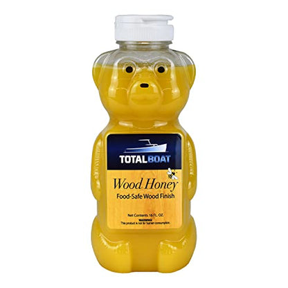 TotalBoat Wood Honey Food Safe Finish for Cutting & Serving Boards - 16 oz - size: 16 Ounces