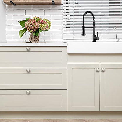 Ravinte Brushed Nickel Cabinet Knobs, Zinc Knobs Drawer Pulls, 35 Pack - color: Brushed Nickel