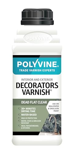 Polyvine Decorator's Dead Flat Varnish Pint / 500ml