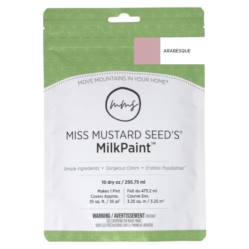 Miss Mustard Seed's Milk Paint for Furniture, Cabinets & Wood, Arabesque, Pint - color: Arabesque, size: 10 Ounce (Pack of 1)
