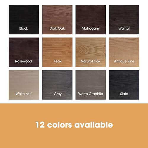 Furniture Clinic 17 oz Warm Graphite Wood Stain + 500ml Pre-Stain Wood Conditioner | Water Based | Fast Drying, Low Odor, & Non-Toxic | for Indoor & Outdoor Furniture and More