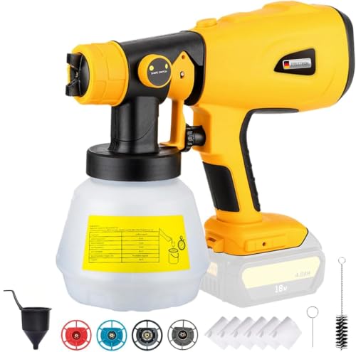 Cordless Paint Sprayer for Dewalt 20V Battery(Battery Not Included)