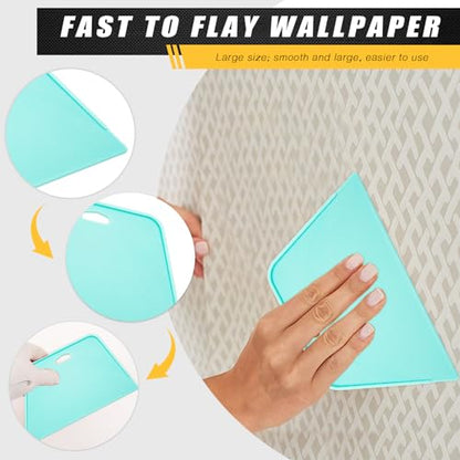 WRAPXERPT Wallpaper Smoothing Tool,Wallpaper Tool Kit for Peel and Stick Wallpaper Hanging,Vinyl Backsplash Tile,Bathroom,Window Film - color: T100