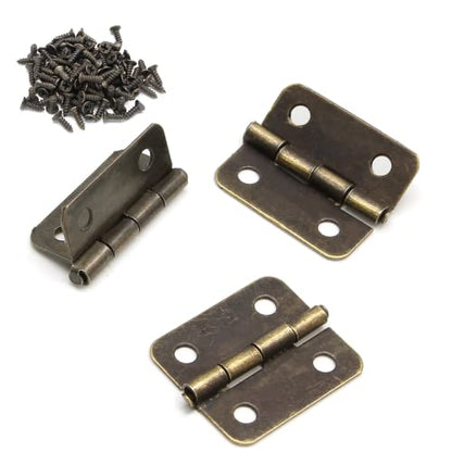 BokWin Mini Hinge 50PCS 18 x 15 mm for Wooden Jewelry Box