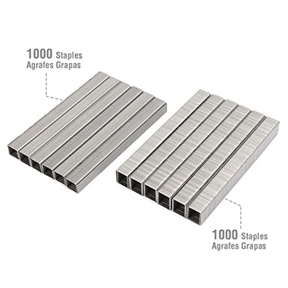 Arrow Fastener General-Purpose Staples Pack Set - Stainless Steel, T50 Compatible - 1/2" & 3/8"