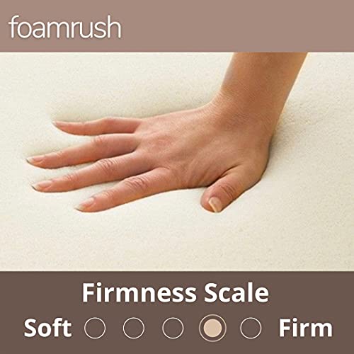 FoamRush 9" x 12" Diameter Premium Quality High Density Upholstery Foam (Bar Stools, Seat Cushion, Pouf Insert, Patio Round Cushion Replacement) Made in USA - color: High Density Foam, size: 9" x 12" Diameter (Round)