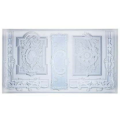 Art Mold for Polyclay Air Dry Clay Plaster, Frame and Plaque - color: Frame and Plaque