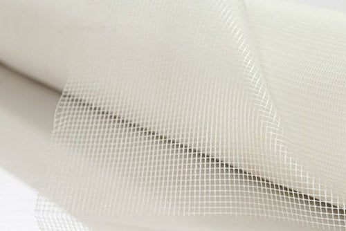 EIFS Stucco Mesh Tape 19"x150', Self-Adhesive Fiberglass Drywall Repair - color: Self-Adhesive, size: 19" x 150'