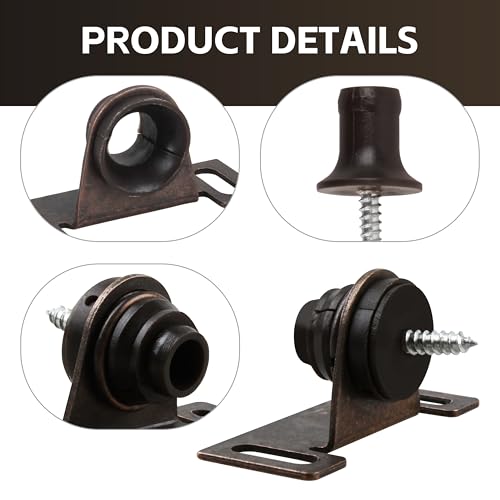 Cabinet Door Latch,H219 Bulldog Cabinet Catch, Cabinet Hardware, Brown (2pcs) (2pcs) - color: 2pcs