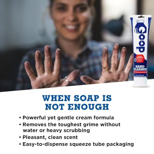 GOOP Original Multi-Purpose Waterless Hand Cleaner & Stain Remover - 10.5 oz Tube - size: 10.5 Ounce (Pack of 1)